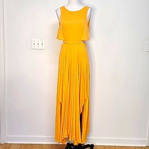 Sunset orange dress Free people